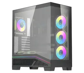 darkFlash K430 černá / Skříň / ATX/M-ATX/ITX / tvrzené sklo / 6× ventilátor / USB-C