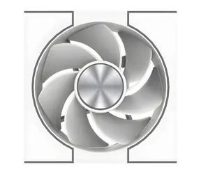 darkFlash DM8 LINE bílá / Ventilátor / 120 mm / ARGB podsvícení / PWM / 800-1600 RPM / 58 CFM