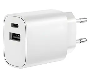 Solight USB-C fast charger 20W bílá / Síťová nabíječka / USB-C / 20W / PD 3.0, QC 3.0, PPS
