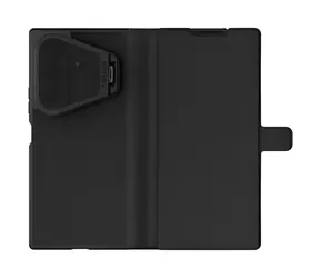 Nillkin Qin Book Prop černá / Pouzdro / pro Samsung Galaxy Z Fold 8 Ultra / Magnetické / Silikon a koženka