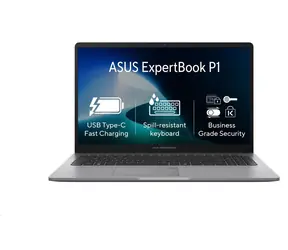 ASUS ExpertBook P1 P1503CVAY šedá / Notebook / 15,6" FHD / Intel Core 5 210H / 16GB / 512GB SSD / Bez OS