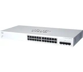 Cisco CBS220-24FP-4G-EU (51314S1147) / Switch / 24x RJ-45 10/100/1000 / 4x Gigabit SFP / PoE+ do racku