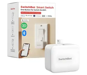 SwitchBot C1 bílá / Chytrý bezdrátový spínač / Bluetooth / Wi-Fi / Matter / USB-C