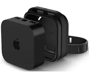 Spigen Silicone Fit držák pro Apple TV 4K 3. generace (2022) černá
