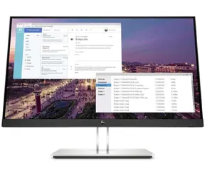 23" HP E23 G4 černo-stříbrná / LED / 1920 x 1200 / IPS / 16:9 / 5ms / 1000:1 / 250cd-m2 / VGA / HDMI / DP