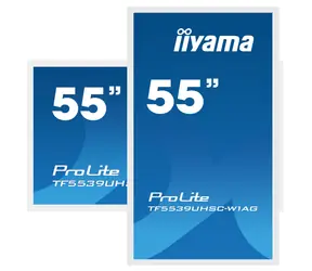 55" IIYAMA Prolite TF5539UHSC-W1AG / IPS / 3840 x 2160 / 16:9 / 8 ms / 500 cd / 1100:1 / HDMI+VGA+DP / dotyk