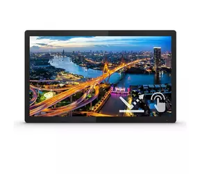 22" PHILIPS  222B1TFL černá / 1920 x 1080 / 75Hz / 4ms / 400cd / HDMI / DP / VGA / REPRO / VESA 