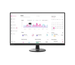 31.5" Lenovo D32-40 / VA / 1920 x 1080 / 16:9 / 4ms / 3000:1 / 250cd-m2 / HDMI 1.4 / DP 1.2 / černá 
