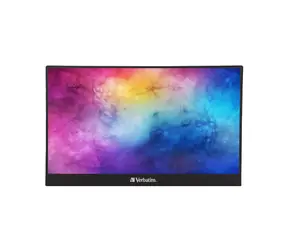 14" Verbatim PM-14 černá / IPS / FHD 1920 x 1080 / 16:9 / 6 ms / 300 cd-m2 / 1200:1 / USB-C / HDMI / přenosný