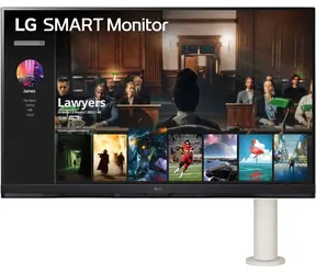 31.5" LG Smart 32SQ780S-W bílá / VA / 16:9 / 3840x2160 / 3000:1 / 5ms / 250cd-m2 / USBC / HDMI / VESA