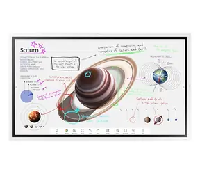 55" SAMSUNG Flip Pro WM55B bílá / VA / 3840 x 2160 / 4000:1 / 350cd / HDMI+DP / repro / VESA