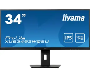 34" IIYAMA Prolite XUB3493WQSU-B5 černá / IPS / 3440x1440 / 21:9 / 4ms / 1000:1 / 400cd / repro / HDMI / DP