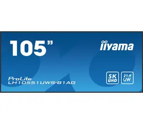 105" IIYAMA ProLite LH10551UWS-B1AG černá / IPS / 5120x2160 / 21:9 / 8ms / 1200:1 / 500cd / repro / HDMI / DP