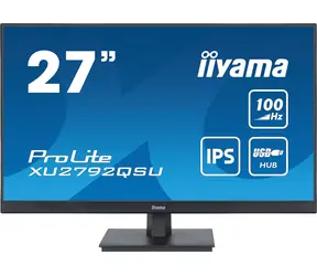 27" IIYAMA ProLite XU2792QSU-B6 černá / IPS / 2560x1440 / 16:9 / 0.4ms / 1300:1 / 250cd / repro / HDMI / DP