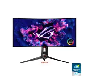 34" ASUS ROG Swift PG34WCDM černá / 3440 x 1440 / OLED / 21:9 / 0.03ms / 1500000:1 / 450cd/2ms / 2x HDMI + 1x DP