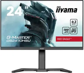24" IIYAMA G-Master GB2470HSU-B6 Red Eagle černá / IPS / 1920x1080 / 16:9 / 0.2ms / 1000:1 / 300cd / repro / HDMI / DP