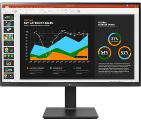 27" LG 27BQ75QB-B černá / IPS / 2560 x 1440 / 16:9 / 1000:1 / 350cd-m2 / DP+HDMI / USB-C / Pivot