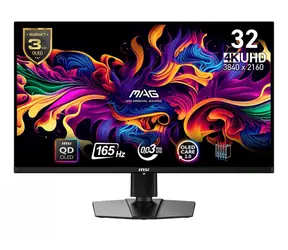 31.5" MSI MAG 321UP QD-OLED černá / 3840 x 2160 / QD-OLED / 16:9 / 0.03ms / 1000cd-m2 / HDMI + DP + USB-C / VESA 