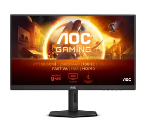 27" AOC Gaming Q27G4XN černá / VA / 2560x1440 / 16:9 / 1ms / 80mil:1 / 450cd-m2 / HDMI + DP / VESA