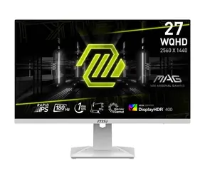 27" MSI MAG 274QRFW bílá / 2560 x 1440 / IPS / 16:9 / 1ms / 1000:1 / 400cd/m2 / 2x HDMI + 1x DP / VESA / Pivot