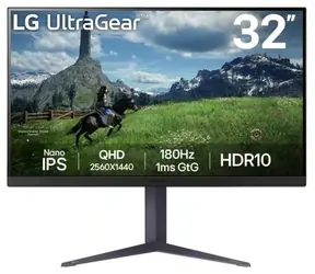 31.5" LG 32GS85QX-B černá / IPS / 2560 x 1440 / 16:9 / 1000:1 / 350dc-m2 / HDMI & DP / VESA