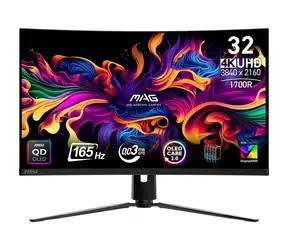 31.5" MSI MAG 321CUP QD-OLED černá / 3840 x 2160 / QD-OLED / 16:9 / 0.03ms / 1.5M:1 / 450cd-m2 / HDMI + DP + USB-C/ VESA
