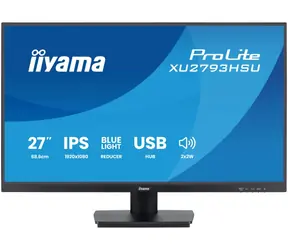 27" IIYAMA ProLite XU2793HSU-B7 černá / IPS / 1920x1080 / 16:9 / 1ms / 1300:1 / 300cd / repro / HDMI / DP