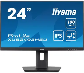 23.8" IIYAMA ProLite XUB2493HSU-B7 černá / IPS / 1920x1080 / 16:9 / 1ms / 1300:1 / 300cd / HDMI / DP