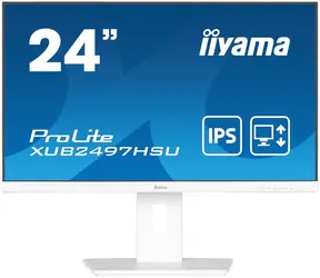 24" IIYAMA ProLite XUB2497HSU-W2 bílá / IPS / 1920x1080 / 16:9 / 1ms / 1300:1 / 300cd / HDMI / DP