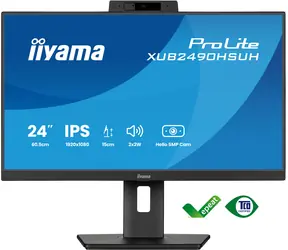 24" IIYAMA ProLite XUB2490HSUH-B2 černá / IPS / 1920x1080 / 16:9 / 4ms / 1300:1 / 250cd / HDMI / DP