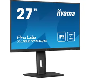 27" IIYAMA ProLite XUB2793QS-B7 černá / IPS / 2560x1440 / 16:9 / 1ms / 1300:1 / 300cd / repro / HDMI / DP