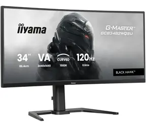 34" IIYAMA G-Master GCB3482WQSU-B1 Black Hawk černá / VA / 3440 x 1440 / 21:9 / 0.6ms / 3000:1 / 500cd / HDMI / DP