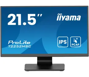 22" IIYAMA ProLite T2252MSC-B2AG černá / IPS / 1920x1080 / 16:9 / 5ms / 1000:1 / 215cd / repro / HDMI / DP