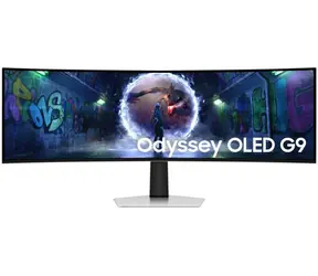 49" Samsung Odyssey G9 OLED / stříbrná / 5120 x 1440 / 32:9 / 0.03ms / 1000000:1 / 250cd-m2 / HDMI & DP & USB