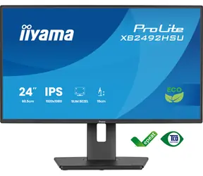 24" IIYAMA ProLite XB2492HSU-B1 černá / IPS / 1920x1080 / 16:9 / 3ms / 1500:1 / 300cd / HDMI / DP