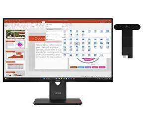 27" Lenovo ThinkVision T27-40 s MC60 černá / IPS / 1920×1080 / 4ms / 1500:1 / 300cd-m2 / HDMI+DP+VGA / VESA / Pivot