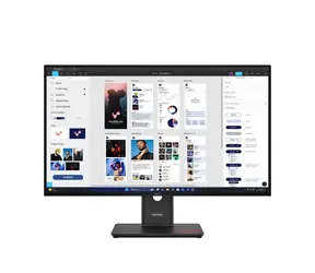 31.5" Lenovo ThinkVision T32UD-40 černá / IPS / 3840x2160 / 6ms / 1500:1 / 350cd-m2 / DP+HDMI / LAN / Pivot / VESA