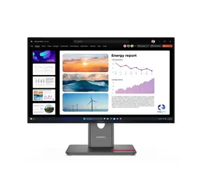 23.8" Lenovo ThinkVision P24Q-40 černá / IPS / 2560 x 1440 / 6ms / 300cd / 1500:1 / DP+HDMI+USB / VESA / Pivot