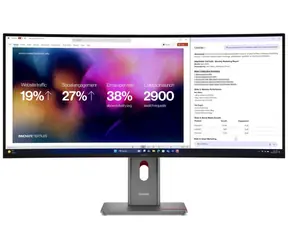 39.7" Lenovo ThinkVision P40WD-40 černá / IPS / 5120 x 2160 / 21:9 / 2000:1 / 400cd-m2 / DP+HDMI+USB-C / VESA