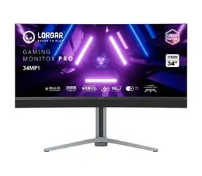 34" Lorgar 34MP1 černá / VA / UWQHD / 21:9 / 1ms / 4000:1 / 1000cd-m2 / HDMI+DP+USB-C