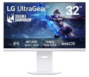 31.5" LG 32G810SA-W bílá / IPS / 3840x2160 / 16:9 / 1000:1 / 1ms / 400cd-m2 / HDMI / DP / VESA