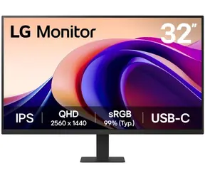 31.5" LG 32U631A-B černá / IPS / 2560x1440 / 16:9 / 1000:1 / 5ms / 250cdm / HDMI / VESA
