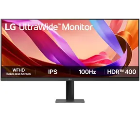 34" LG 34U511A-B černá / IPS / 2560x1080 / 21:9 / 400cd-m2 / 1000:1 / HDMI / DP / VESA