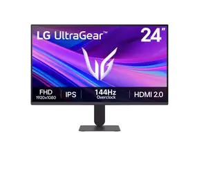 23.8" LG 24G411A-B černá / IPS / 16:9 / 1920x1080 / 5ms / 144Hz / 250cd/m2 / 1500:1 / HDMI & DP