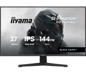27" IIYAMA G-Master G2741HSU-B1 černá / LED / IPS / 1920 x 1080 / 16:9 / 1 ms / 1500:1 / 350cd-m2 / VESA