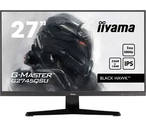 27" IIYAMA G-Master G2745QSU-B2 černá / LED / IPS / 2560 x 1440 / 16:9 / 1 ms / 1300:1 / 350cd-m2 / VESA