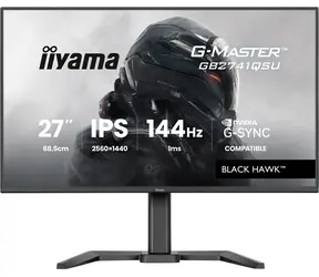 27" IIYAMA G-Master GB2741QSU-B1 černá / LED / IPS / 2560 x 1440 / 16:9 / 1 ms / 1500:1 / 350cd-m2 / VESA