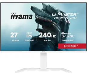 27" IIYAMA G-Master GB2771HSU-W1 bílá / LED / IPS / 1920 x 1080 / 16:9 / 0.4 ms / 1000:1 / 350cd-m2 / VESA