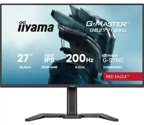 27" IIYAMA G-Master GB2771QSU-B1 černá / LED / IPS / 2560 x 1440 / 16:9 / 0.5 ms / 1200:1 / 350cd-m2 / VESA