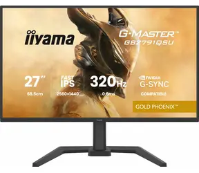 27" IIYAMA G-Master GB2791QSU-B1 černá / LED / IPS / 2560 x 1440 / 16:9 / 0.6 ms / 1000:1 / 350cd-m2 / VESA